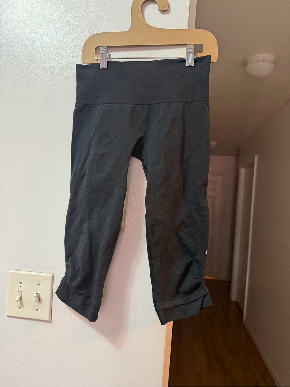 lululemon athletica Black Capri Leggings